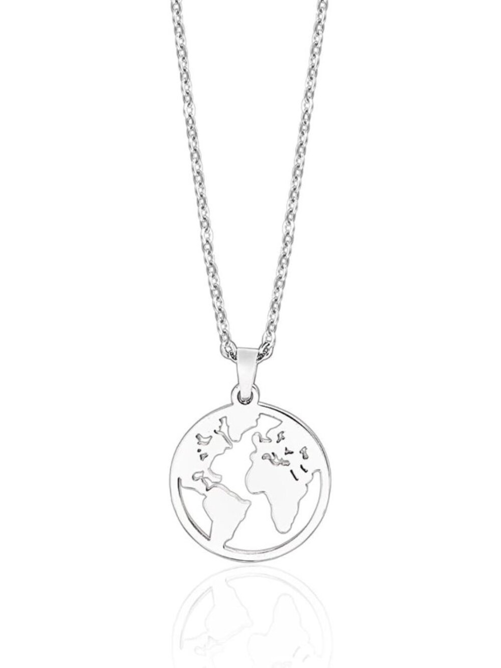 World Map Pendant Necklace | Mother Earth Jewelry | Travel Gift for Adventurers